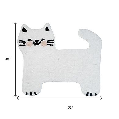 HomeRoots Novelty Juvenile/Youth Cotton Area Rug