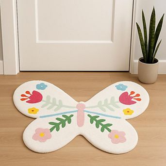 HomeRoots Novelty Juvenile/Youth Cotton Area Rug