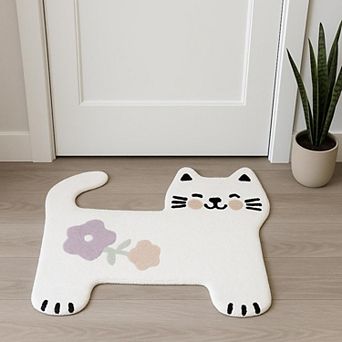 HomeRoots Novelty Juvenile/Youth Cotton Area Rug