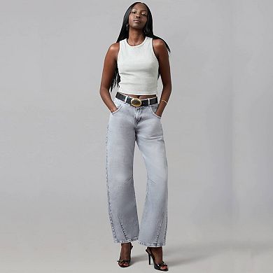 Lennox High Rise Barrel Jeans