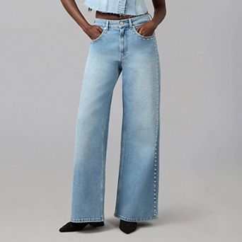 Milan Ultra High Rise Wide Leg Jeans