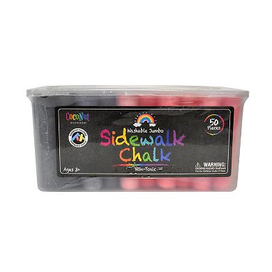 Jumbo Outdoor Sidewalk Chalk - 50pc Bucket