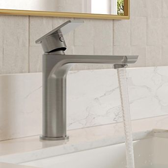 GRANDJOY 5 in Single Hole Single Handle Bathroom Faucet,1.2GPM Water Saving Tap with Pop-Up Drain