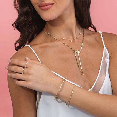 Herringbone Bow Necklace