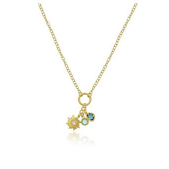 Sunflower Charm Necklace