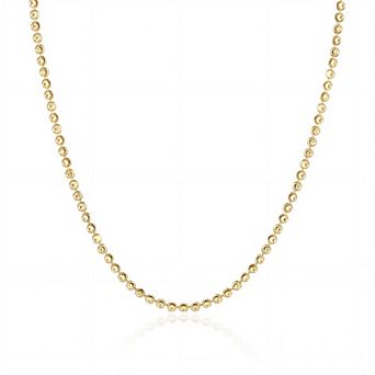 Moon Bead Chain Necklace