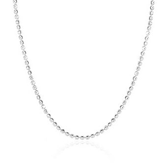 Moon Bead Chain Necklace