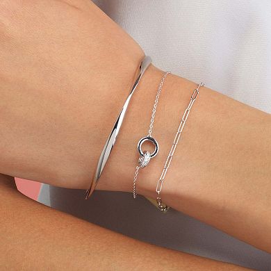 Sculpted Bangle Bracelet