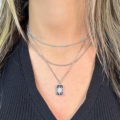 Starburst Locket Necklace