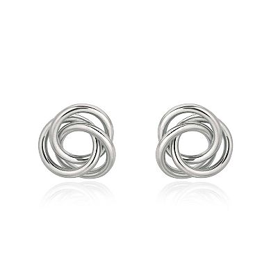 Loopy Knot Stud Earrings