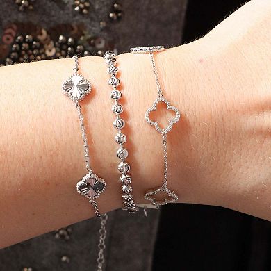 Moon Bead Chain Bracelet