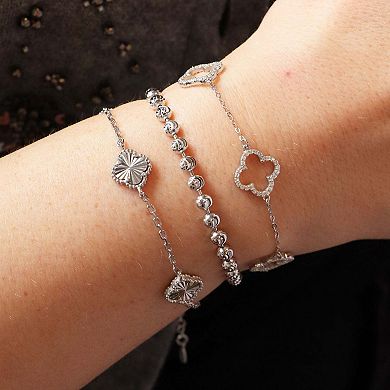 Moon Bead Chain Bracelet