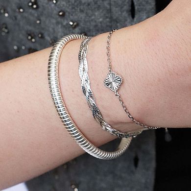 Ribbed Stretch Bangle