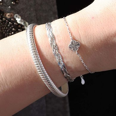 Ribbed Stretch Bangle
