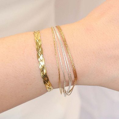 Tricolor Seven Strand Bracelet