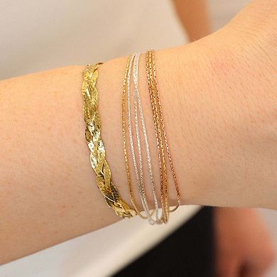 Tricolor Seven Strand Bracelet