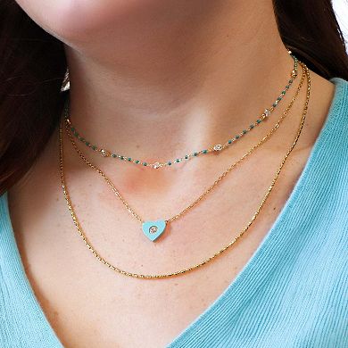 Bullet Bead Chain Necklace