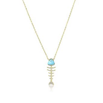 Turquoise Fish Necklace