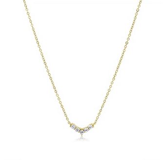 CZ Dip Necklace