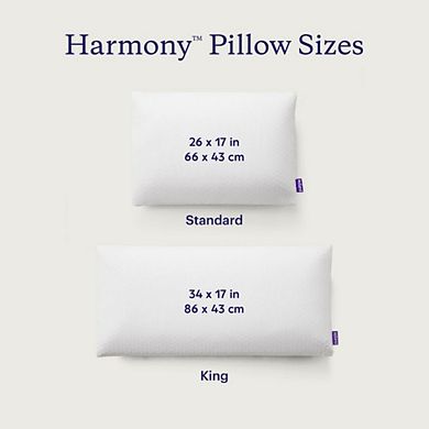 Purple Harmony Pillow Low 5.5 in H