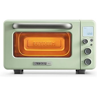 BUYDEEM T103 12-qt Countertop Toaster Oven, 7 Cooking Modes, No Preheat