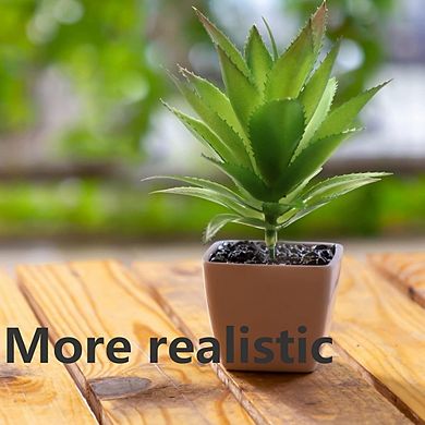 Artificial Succulent Set, Realistic Faux Hanging Decor for Home & Garden