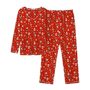 Ekouaer Womens Two Piece Pajamas Fuzzy Fleece Sleepwear Set Long Sleeve Outfits Fall Loungewear