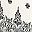 White Black Dot