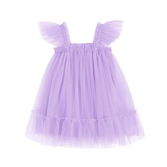 Arshiner Toddler Tutu Dress For Girls Layered Tulle Ruffle Dresses First Birthdaypink Dress