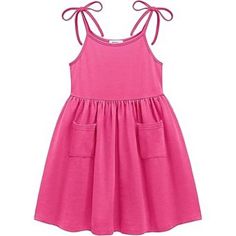 Arshiner Toddler Summer Dresses Easter Sleeveless Casual Beach Sundress