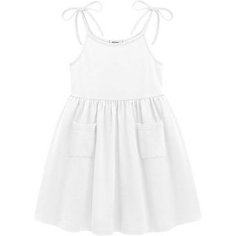 Arshiner Toddler Summer Dresses Easter Sleeveless Casual Beach Sundress