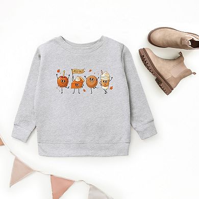 Hello Fall Stick Figures - Youth Graphic Sweatshirt