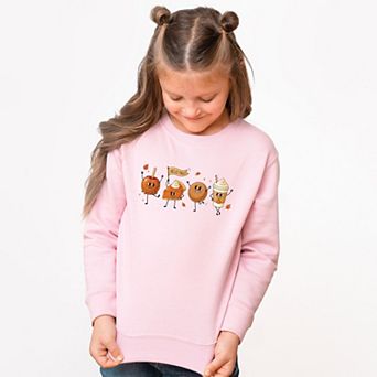 Hello Fall Stick Figures - Youth Graphic Sweatshirt
