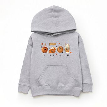 Hello Fall Stick Figures - Youth Graphic Hoodie