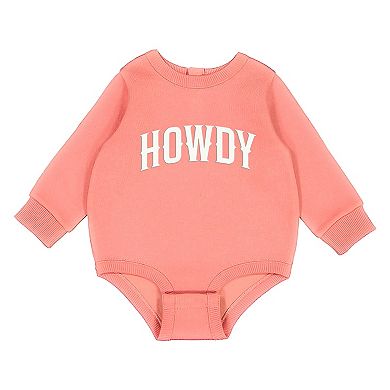 Howdy Arched Puff - Infant Fleece BodySuit