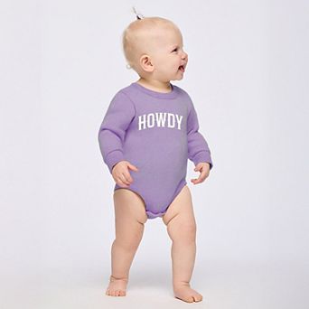 Howdy Arched Puff - Infant Fleece BodySuit