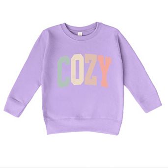 Cozy Arched Pastel - Toddler Graphic Sweatshirt