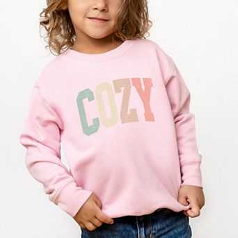 Cozy Arched Pastel - Toddler Graphic Sweatshirt