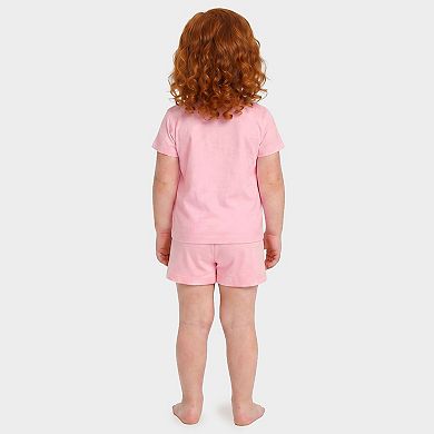 SmileyWorld Flower Smiley Face - Toddler Crew Shorts Set