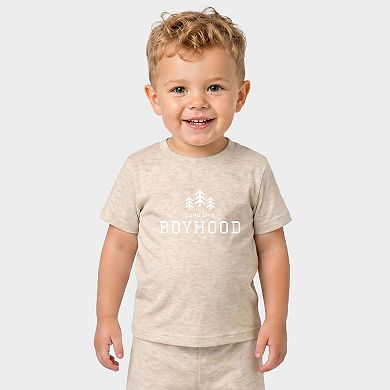 Long Live Boyhood - Toddler Crew Shorts Set