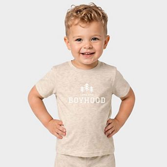 Long Live Boyhood - Toddler Crew Shorts Set