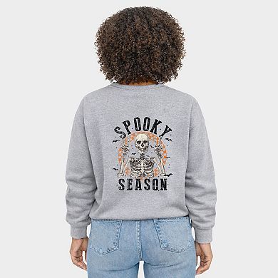 Peace Sign Skeleton - Women's Graphic Sweatshirt