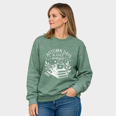 Autumn Days and Cozy Ways - Women's Graphic Sweatshirt