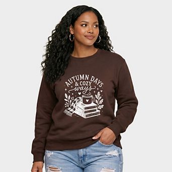 Autumn Days and Cozy Ways - Women's Graphic Sweatshirt