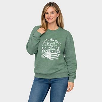 Autumn Days and Cozy Ways - Women's Graphic Sweatshirt