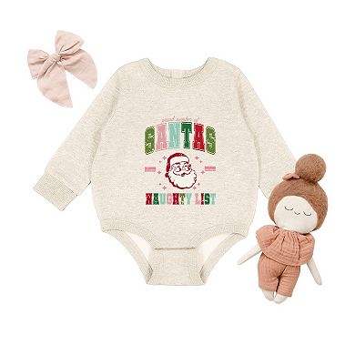 Member Of Santa's Naughty List - Infant Fleece BodySuit