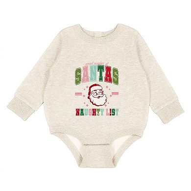 Member Of Santa's Naughty List - Infant Fleece BodySuit