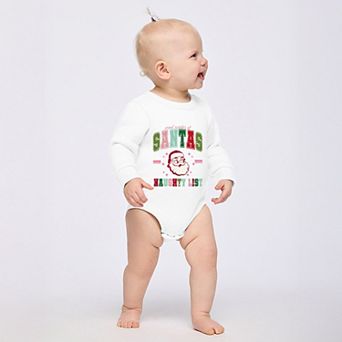 Member Of Santa's Naughty List - Infant Fleece BodySuit