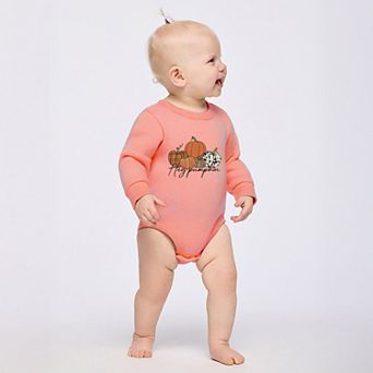 Hey Pumpkin Cursive - Infant Fleece BodySuit