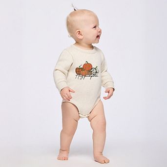 Hey Pumpkin Cursive - Infant Fleece BodySuit